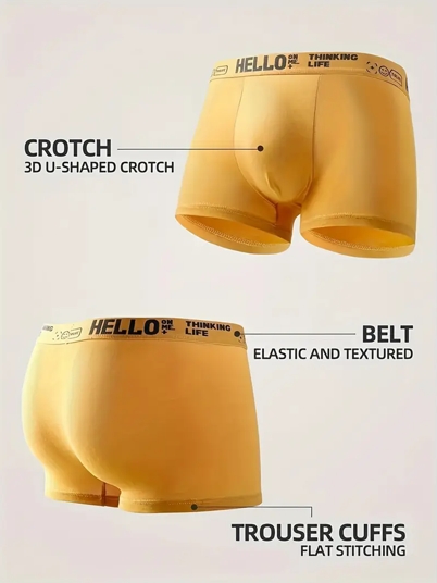 Men's Milk Silk Boxer Briefs 5 - Multi Pack Underwear 评论和价格
