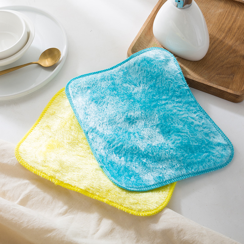2-Pack Ultra-Fine Fiber Dishcl - Bamboo Fiber Trunk 评论和价格