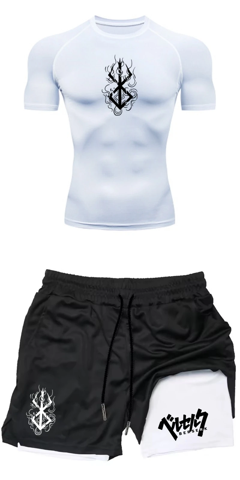 Men's Summer Gym Fitness Train - Compression Shorts Athletes 评论和价格