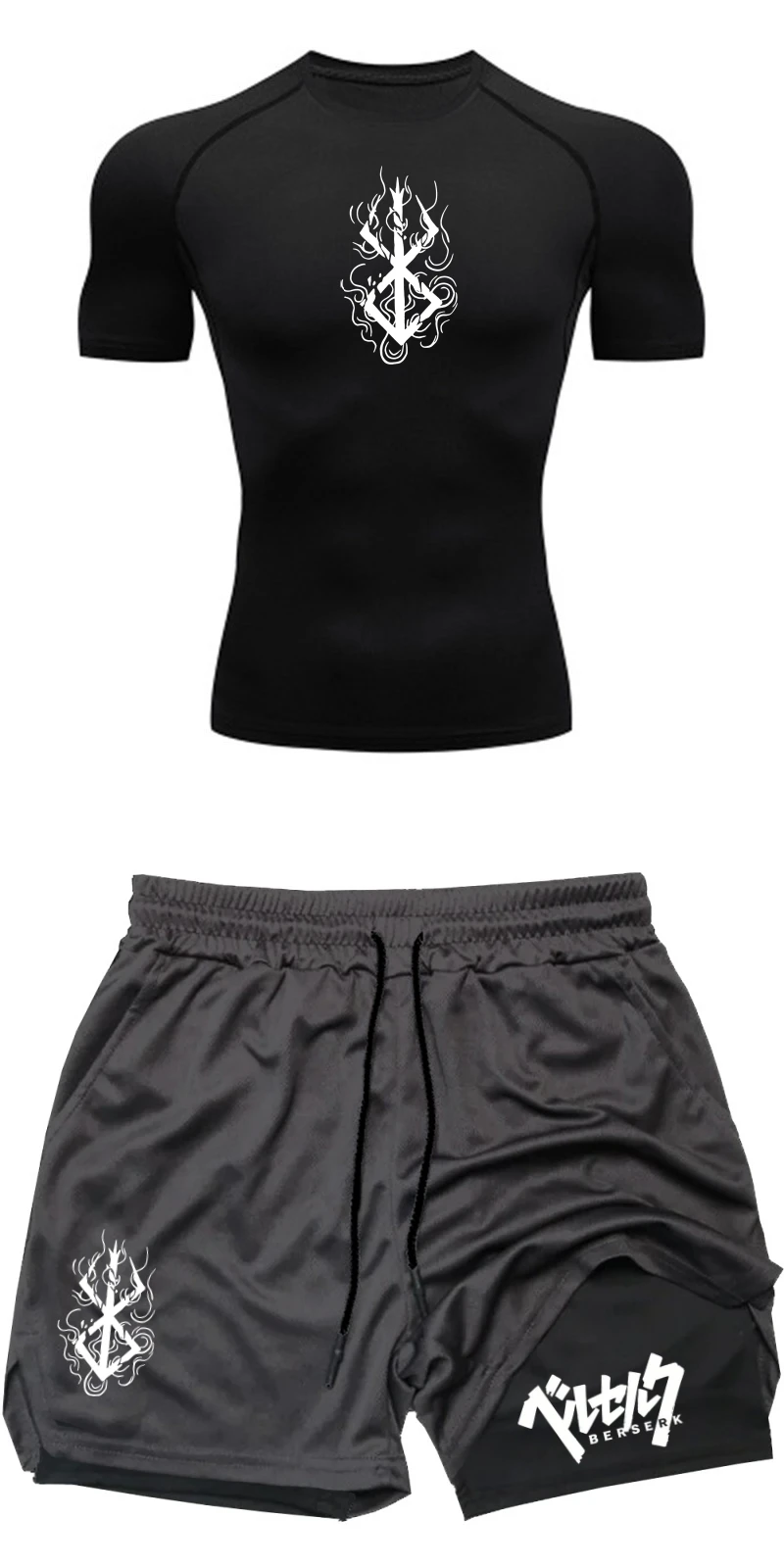 Men's Summer Gym Fitness Train - Compression Shorts Athletes 评论和价格