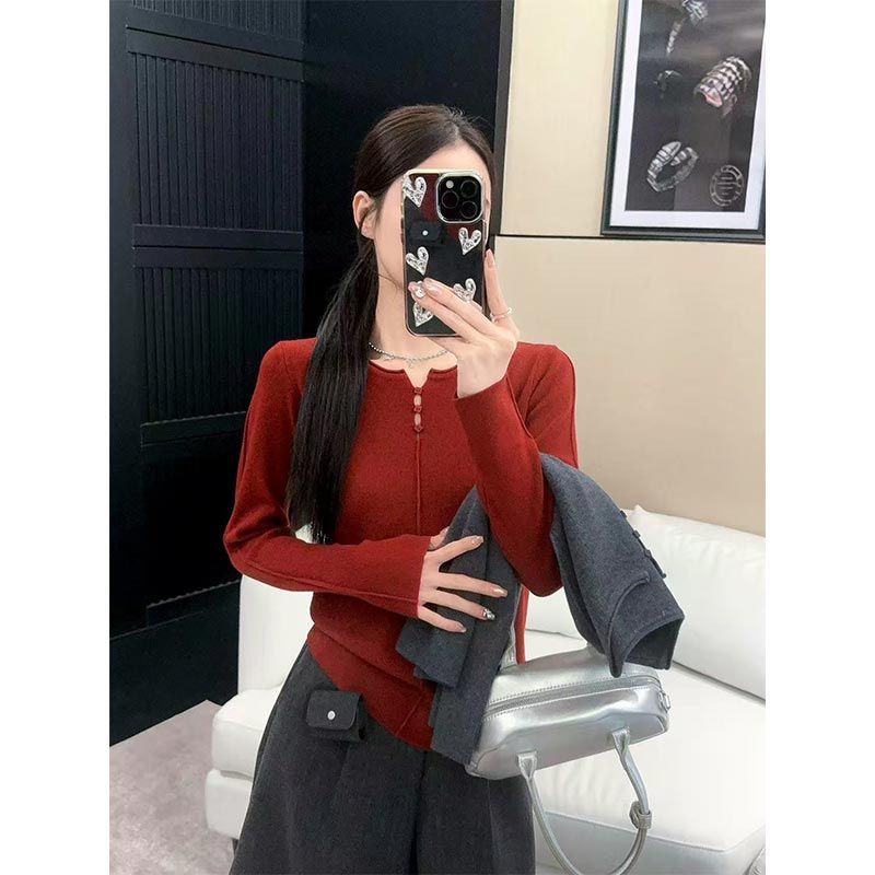 Women American Style Hollow Kn - Base Layer Top 评论和价格