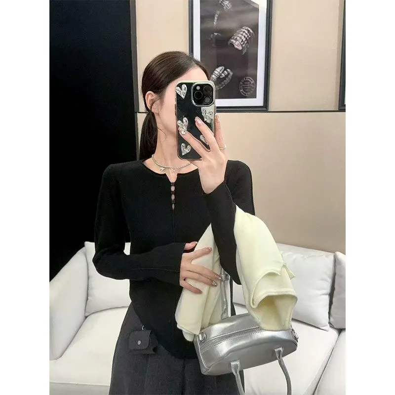 Women American Style Hollow Kn - Base Layer Top 评论和价格