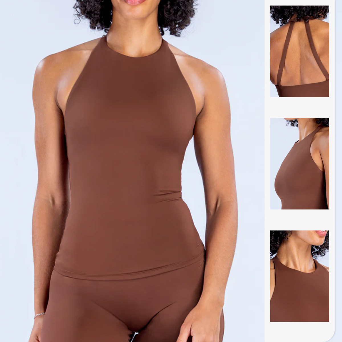 Women Halter Tank Top Built In - Suspender Tank Top 评论和价格